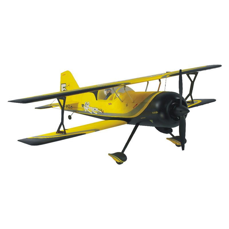 Dynam Pitts Python Model 12 Yellow 4S RC Aerobatic 3D Sport Biplane