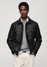 Men’s Leather Bomber Jacket Collection